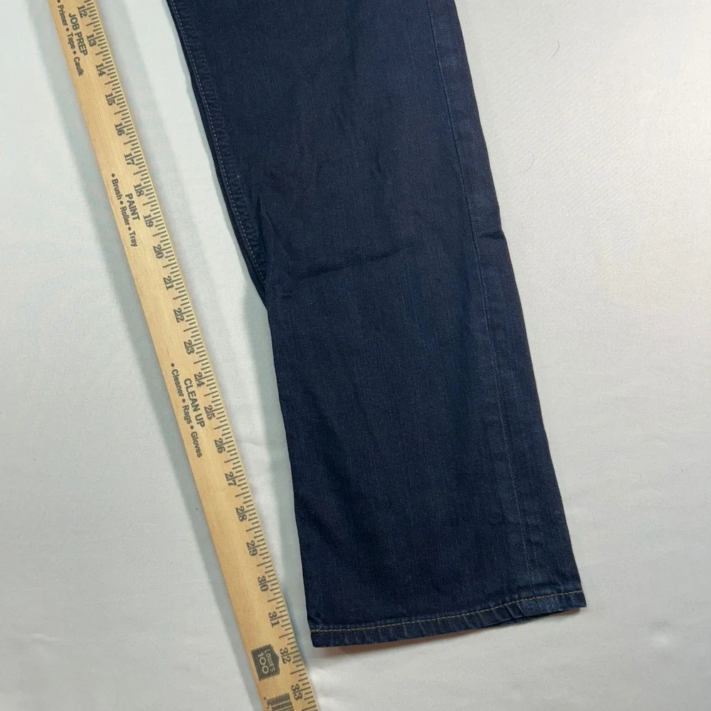 American Eagle Outfitters Slim Straight Dark Wash Jeans Mens 36x34 Stretch Denim